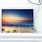 Designart - Beautiful Sunrise over Blue Sea - Seashore Canvas Art Print